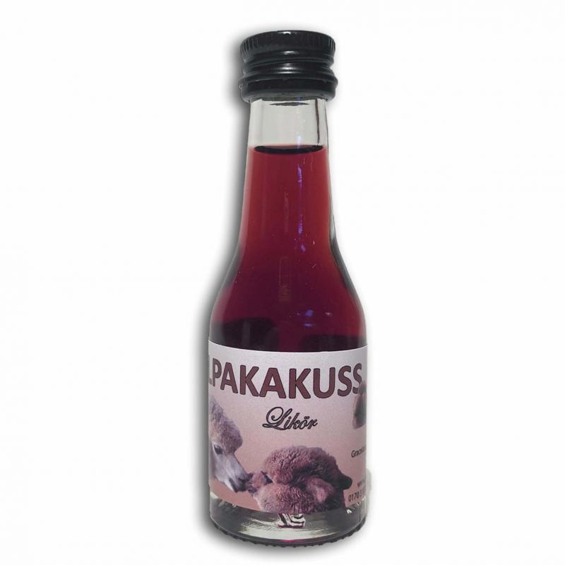Alpakakuss-Likör (Kirsch-Cranberry-Amaretto)