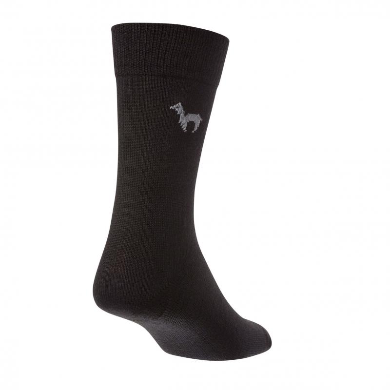Alpaka BUSINESS SOCKEN elegante Strick-Socke mit APU KUNTUR Logo für Herren und Damen